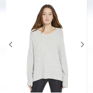 Alice + Olivia Blue Roma Boucle Sweater